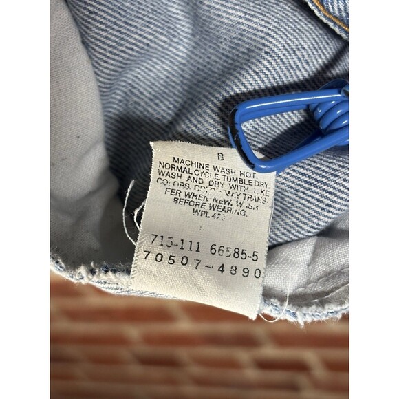 Vintage 80s Levi’s 70507-4890 Denim Jean Classic Jacket Made In USA Size Medium - Picture 7 of 7